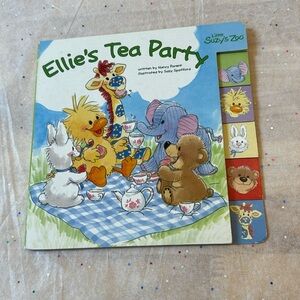COPY - ⛱️2/$5⛱️Ellie’s Tea Party , Little Suzy’s Zoo, board book clean